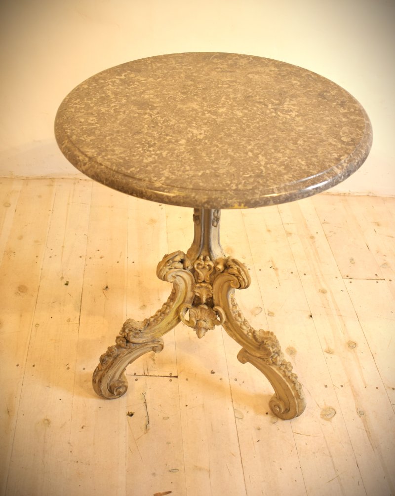 Marble top centre table - Image 2